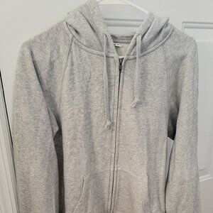 Grey Uniqlo Zip Up Hoodie 5/25
